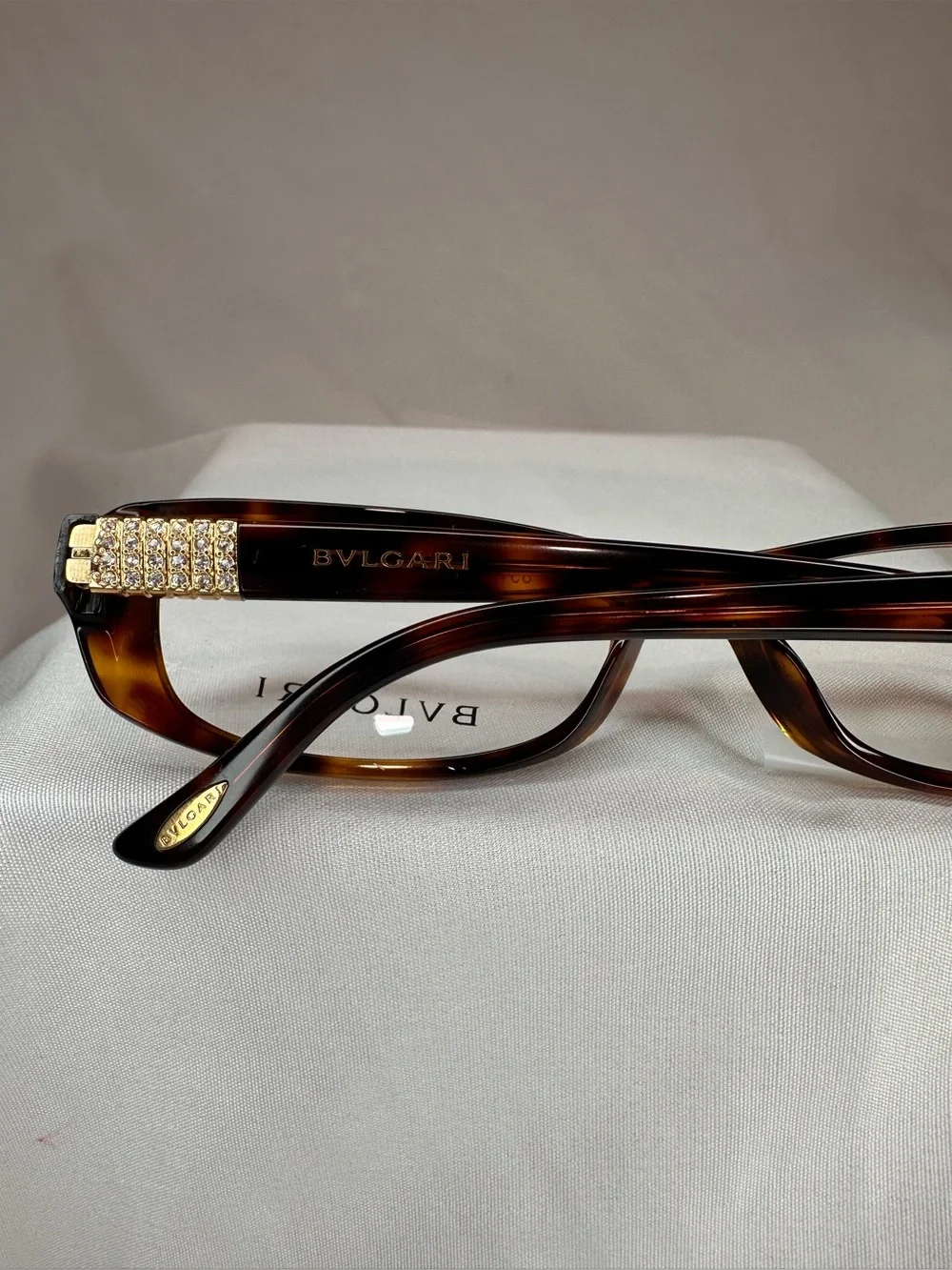 BVLGARI Women's Tortoiseshell Optical Glasses - Brown